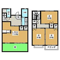 フィナールＡＳＵＤＡ　Ｂ棟  ｜ 岐阜県揖斐郡池田町沓井（賃貸テラスハウス3LDK・1階・79.49㎡） その2