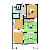 La Ville  ｜ 岐阜県大垣市楽田町３丁目（賃貸マンション3LDK・4階・60.00㎡） その2