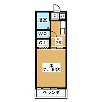 キャッスルK・S  ｜ 岐阜県大垣市北方町２丁目（賃貸アパート1K・1階・22.30㎡） その2