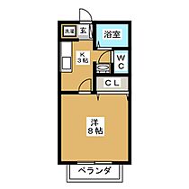 サン・フレンズ地蔵  ｜ 岐阜県不破郡垂井町地蔵１丁目（賃貸マンション1K・2階・24.48㎡） その2