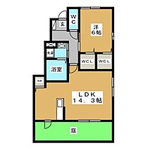 グリーンハウス和合　E  ｜ 岐阜県大垣市和合新町１丁目（賃貸アパート1LDK・1階・51.15㎡） その2