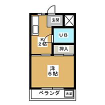 アムールアミィ  ｜ 岐阜県大垣市北方町１丁目（賃貸マンション1K・2階・23.10㎡） その2