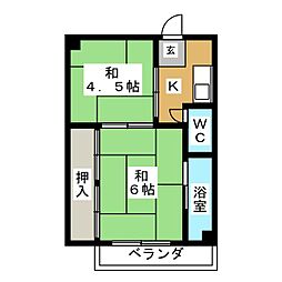 🉐敷金礼金0円！🉐ビレッジハウス新開　4号棟