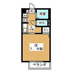 間取図画像 1K