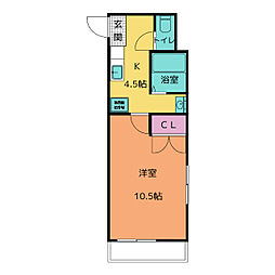 🉐敷金礼金0円！🉐コーポスプリング　D
