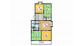 東陽第3ハイツ  ｜ 岐阜県各務原市蘇原六軒町３丁目（賃貸マンション4DK・2階・68.00㎡） その2