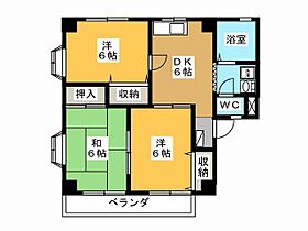 サーエイアサノ  ｜ 岐阜県各務原市那加土山町２丁目（賃貸マンション3DK・2階・54.97㎡） その2