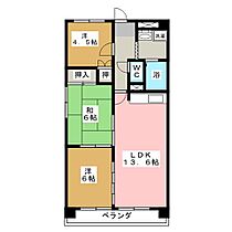 アン・ジュール  ｜ 岐阜県各務原市蘇原申子町１丁目（賃貸マンション3LDK・2階・65.00㎡） その2