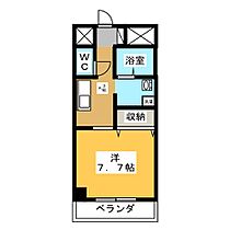 Ｙ’ｓマンション  ｜ 岐阜県各務原市那加不動丘１丁目（賃貸マンション1K・2階・25.49㎡） その2