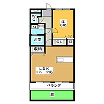 オークヴィレッジ21弐番館  ｜ 岐阜県各務原市那加桐野外二ケ所大字入会地（賃貸マンション1LDK・1階・51.30㎡） その2