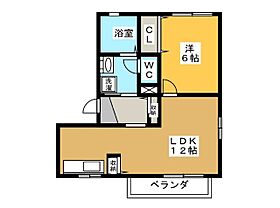 メゾンＡＩＧＩ　Ｂ棟  ｜ 岐阜県各務原市前渡東町４丁目（賃貸アパート1LDK・2階・43.01㎡） その2