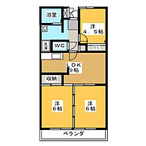 サニーハイツ花みずき  ｜ 岐阜県各務原市那加西市場町４丁目（賃貸マンション3LDK・1階・63.80㎡） その2