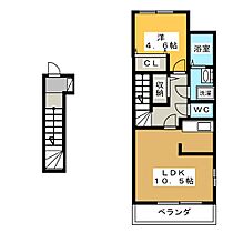 チェリーハウスIII  ｜ 岐阜県各務原市三井北町３丁目（賃貸アパート1LDK・2階・42.64㎡） その2