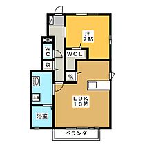 ハバ・エントピア  ｜ 岐阜県各務原市鵜沼羽場町３丁目（賃貸アパート1LDK・1階・52.26㎡） その2