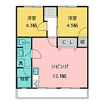 メトロポリス3号館  ｜ 岐阜県各務原市鵜沼山崎町６丁目（賃貸マンション2LDK・2階・45.36㎡） その2