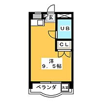 メゾン河合  ｜ 岐阜県各務原市那加桐野町４丁目（賃貸マンション1R・4階・24.00㎡） その2