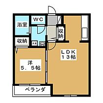 アルソス  ｜ 岐阜県各務原市蘇原花園町１丁目（賃貸マンション1LDK・3階・40.62㎡） その2