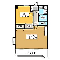 ユーミーＴ．Ｃ  ｜ 岐阜県各務原市蘇原新栄町３丁目（賃貸マンション1LDK・3階・53.86㎡） その2