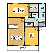 セレッソ大塚　A  ｜ 岐阜県各務原市那加前洞新町４丁目（賃貸アパート2LDK・1階・55.44㎡） その2