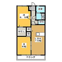 サンパティーク・T  ｜ 岐阜県各務原市鵜沼三ツ池町２丁目（賃貸アパート2LDK・1階・53.96㎡） その2