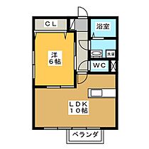 セントスクエアーＡ  ｜ 岐阜県各務原市蘇原申子町３丁目（賃貸アパート1LDK・2階・40.29㎡） その2