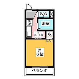 角太サープラスT&M 1Kの間取図画像