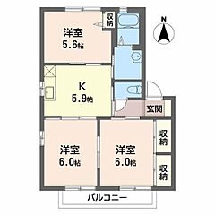 物件の間取り
