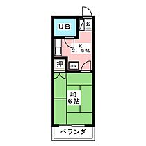 グリーンハイツII  ｜ 岐阜県可児市今渡（賃貸マンション1K・2階・21.00㎡） その2