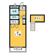 サントピア可児II  ｜ 岐阜県可児市下恵土（賃貸マンション1R・3階・24.30㎡） その2