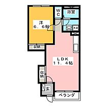 Harmonie.i  ｜ 岐阜県可児市大森（賃貸アパート1LDK・1階・44.52㎡） その2