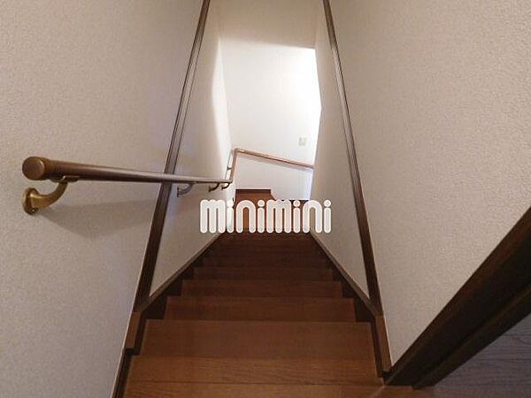 画像21:2Ｆへ上がる階段の眺めです。