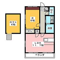 ＱＵＥＵＥ　ＤＥ　Ｌ’ＡＮＧＥ  ｜ 岐阜県可児市川合（賃貸アパート1LDK・2階・44.80㎡） その2