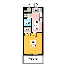 ＴＮＫマンション春日  ｜ 岐阜県可児郡御嵩町中（賃貸マンション1K・2階・25.52㎡） その2