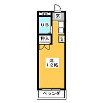 ホワイトミューズ  ｜ 岐阜県可児市下恵土（賃貸マンション1R・4階・24.47㎡） その2