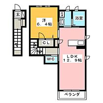 ビブレ  ｜ 岐阜県可児市広見（賃貸アパート1LDK・1階・51.82㎡） その2