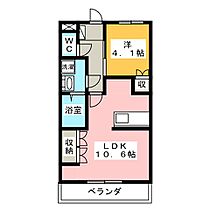 コンフォート宮前  ｜ 岐阜県可児市下恵土（賃貸マンション1LDK・1階・36.00㎡） その2