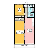 ミレニアム2000  ｜ 岐阜県可児市今渡（賃貸マンション2LDK・3階・60.50㎡） その2