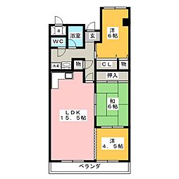 アーバンライフ・蘇南 3LDKの間取図画像