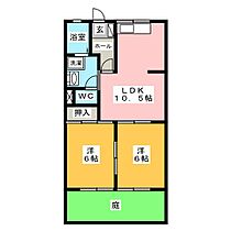 フラワーポリス咲II  ｜ 岐阜県本巣郡北方町高屋白木１丁目（賃貸マンション2LDK・1階・49.50㎡） その2