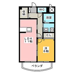 間取図画像 1LDK