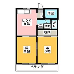 間取図画像 2DK