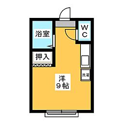 ナノハウス ワンルームの間取図画像