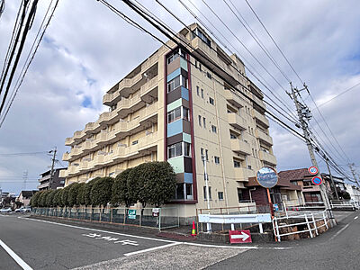 外観:重量感のある建物です。 外観:重量感のある建物です。