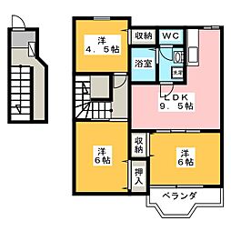 ノーヴァB 3LDKの間取図画像