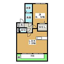 リアンＹ  ｜ 岐阜県美濃加茂市山手町２丁目（賃貸アパート1LDK・1階・45.38㎡） その2