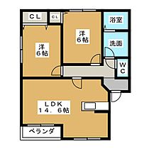 パークメゾンII  ｜ 岐阜県美濃加茂市西町５丁目（賃貸アパート2LDK・1階・58.80㎡） その2