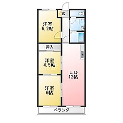 ラフィーネ30 3LDKの間取図画像