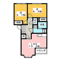 物件の間取り
