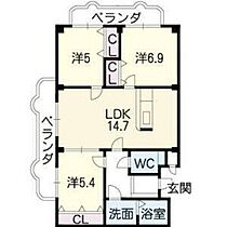 ロイヤル芝原南館  ｜ 岐阜県安八郡安八町東結芝原1511-1（賃貸マンション3LDK・2階・80.00㎡） その2