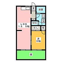 カーサ羽島　Ｂ  ｜ 岐阜県羽島市足近町４丁目（賃貸アパート1LDK・1階・44.33㎡） その2